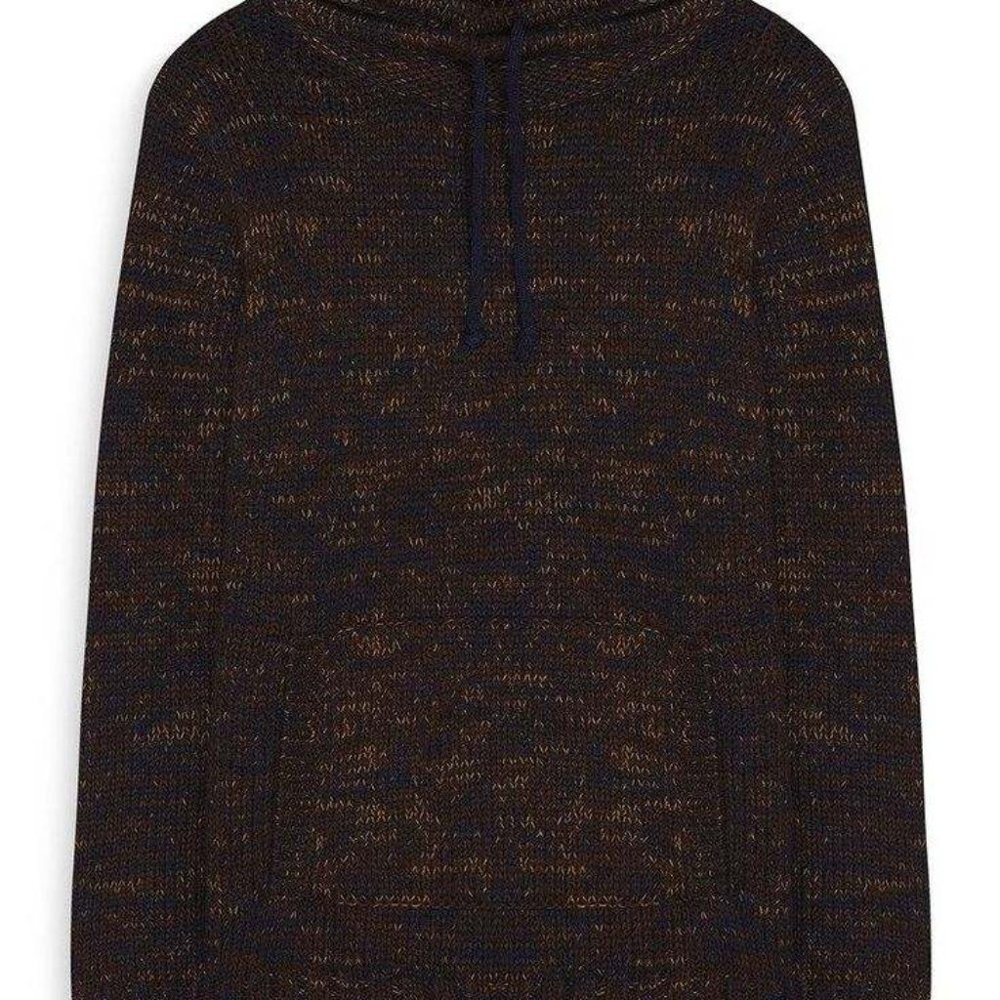 {Primark} Cotton-Blend Slouchy Knitted Men's Hoodie with Roll Neck